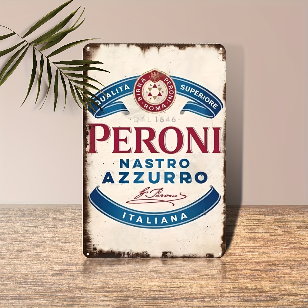 Brass Weight Plate - Tanda Kaleng Logam Bir Italia Peroni