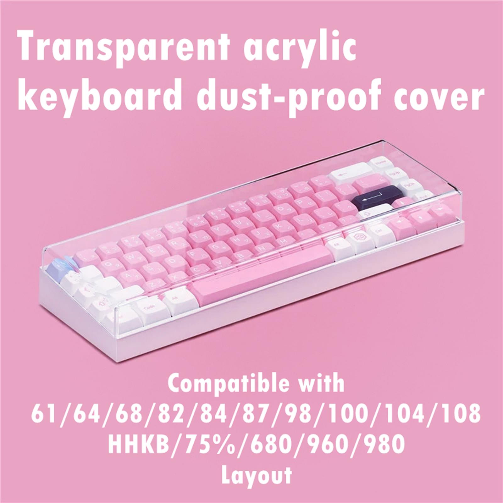 Keyboard Gaming Transparent - Casing Keyboard Premium Film Performa Tinggi