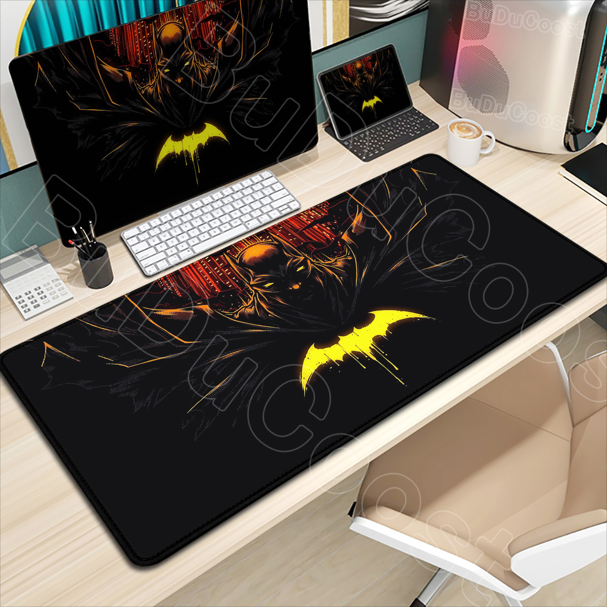 Gaming Keyboard Higround - B-Batman Mouse Pad HD Gaming Besar