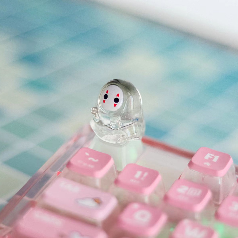 Keyboard Gaming Transparent - Tutup Tombol Bening Lampu Latar Halloween