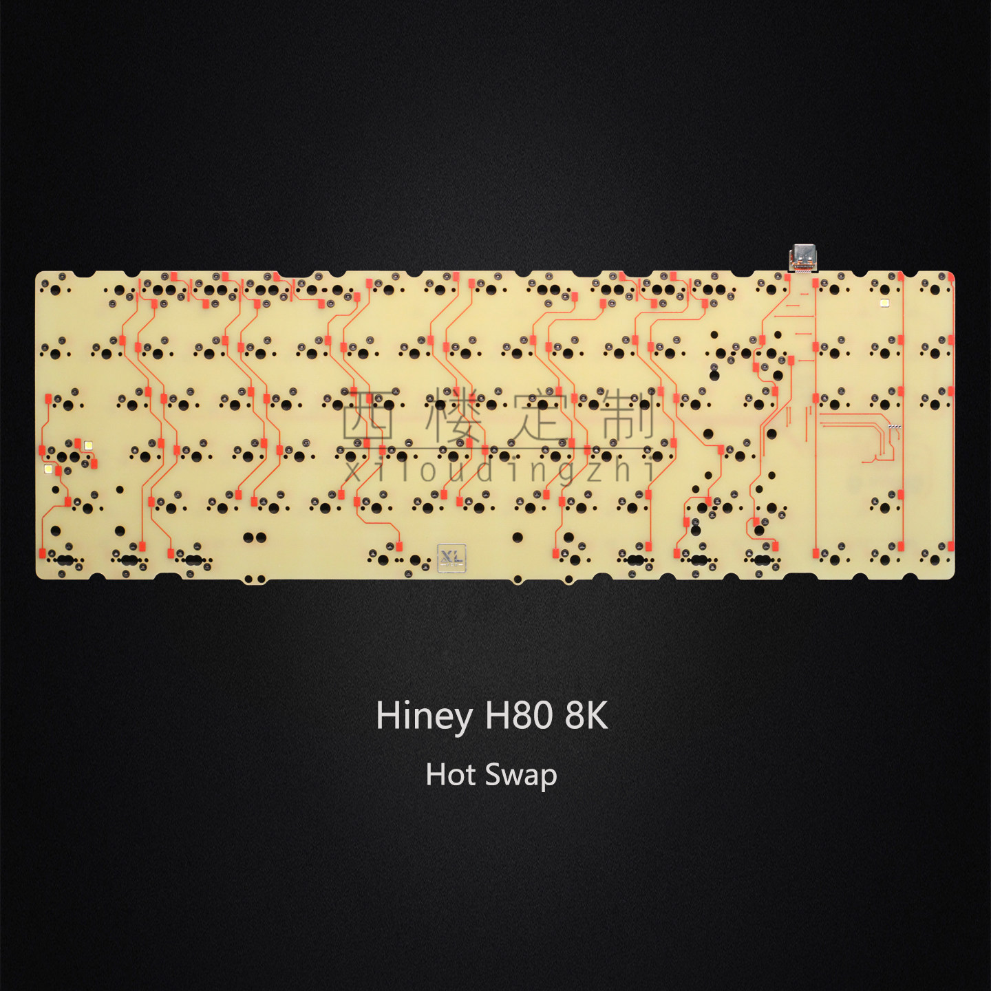 Hot Swap Pcb - PCB hotswap 8k Hiney H80 dengan