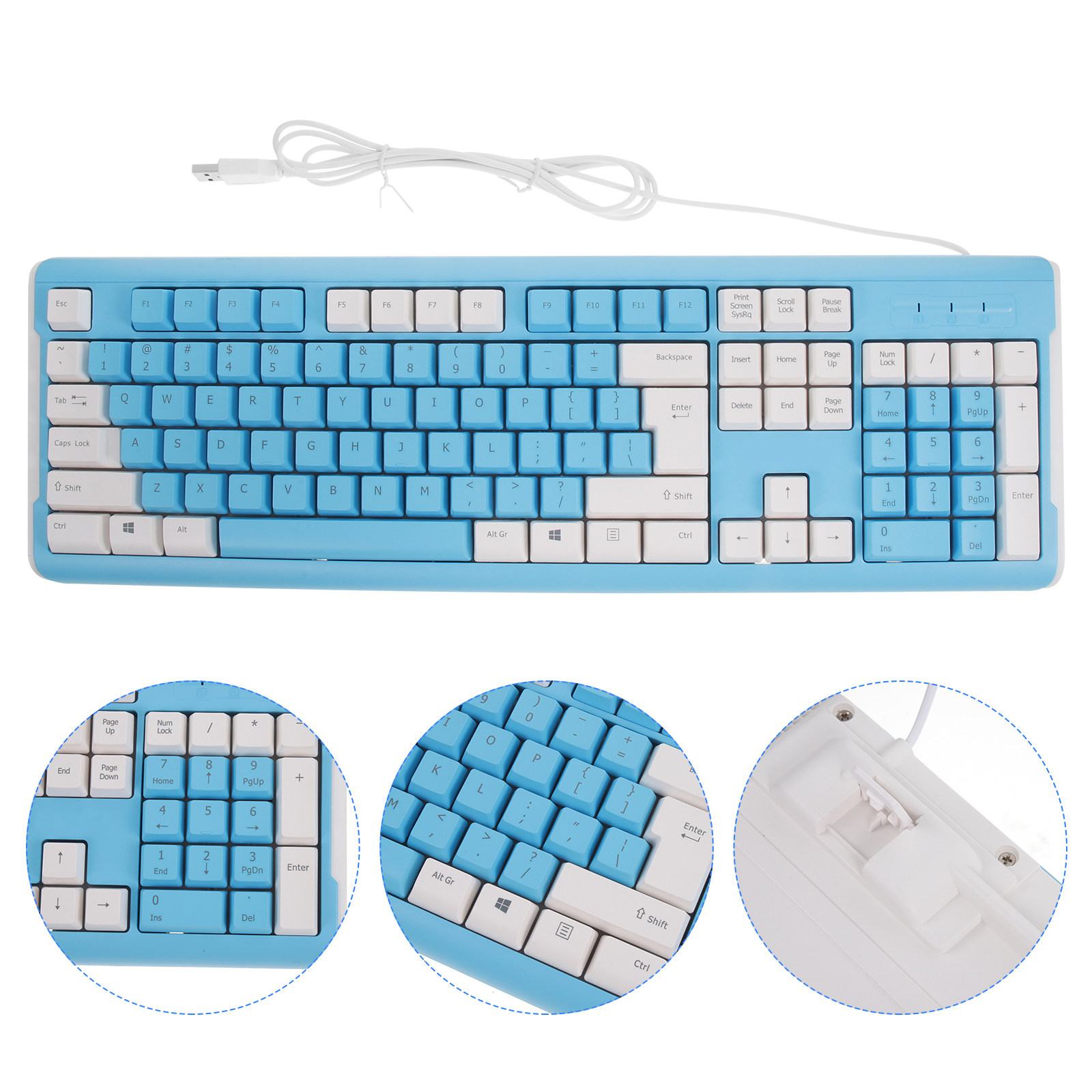 Gaming Keyboard Number Pad - Keyboard Gaming Berkabel USB ABS Daya