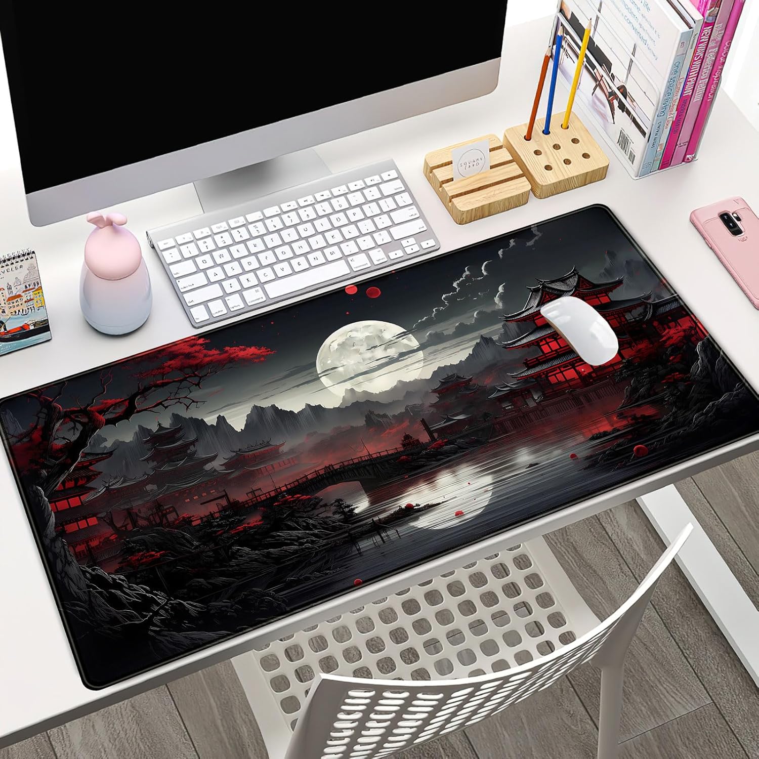 Alas Meja Jepang Alas Meja Bul - Gaming Keyboard Mouse ulasan dan harga