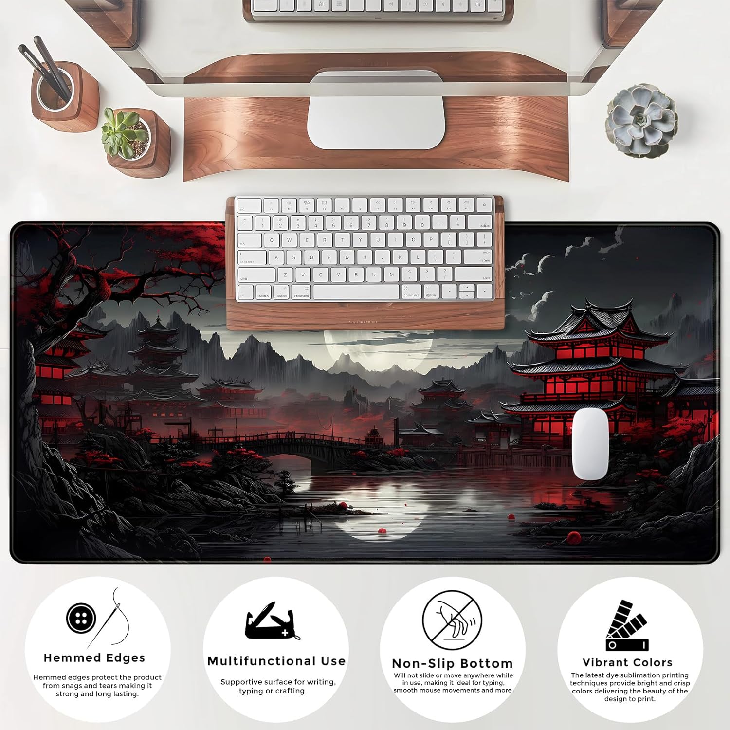 Alas Meja Jepang Alas Meja Bul - Gaming Keyboard Mouse ulasan dan harga