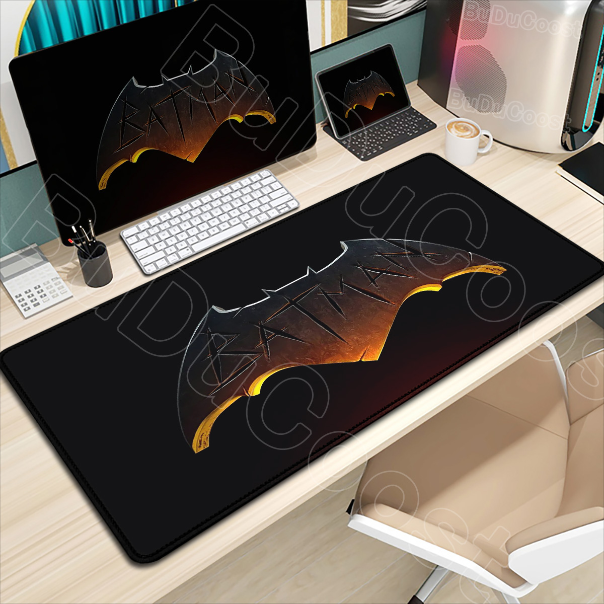 B-Batman Mouse Pad HD Gaming B - Gaming Keyboard Higround ulasan dan harga