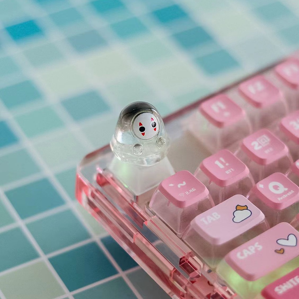 Tutup Tombol Bening Lampu Lata - Keyboard Gaming Transparent ulasan dan harga