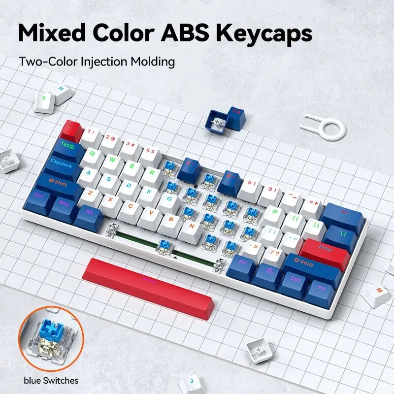 T-WOLF T60 61Key Mechanical Ga - Gaming Keyboard Not Typing ulasan dan harga
