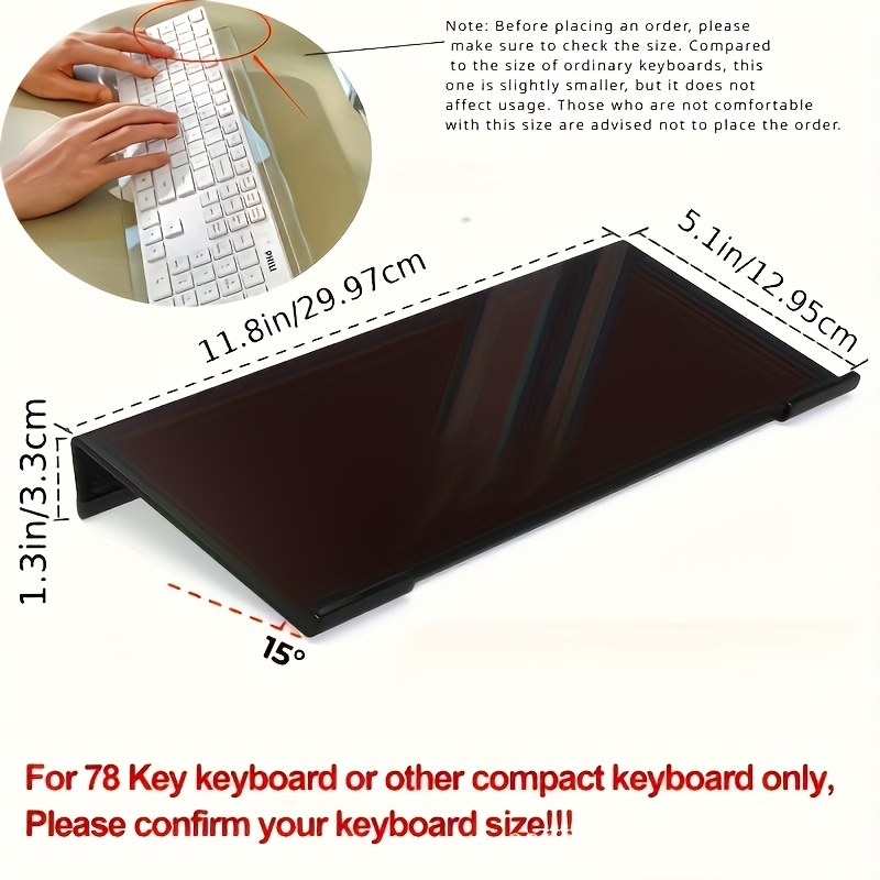 Dudukan keyboard akrilik, peng - Keyboard Gaming Transparent ulasan dan harga