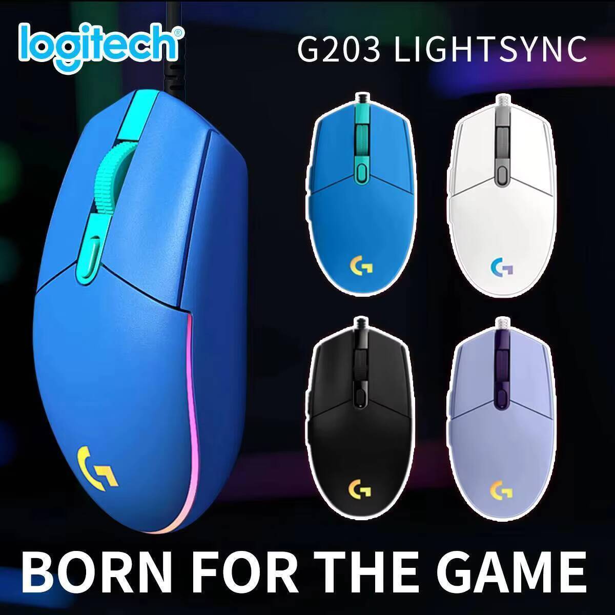 Mouse Gaming Logitech G203 Ber - Logitech Mouse G203 ulasan dan harga