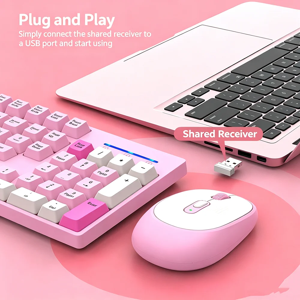 KEBIDUMEI Set Keyboard dan Mou - Gaming Keyboard Extension ulasan dan harga
