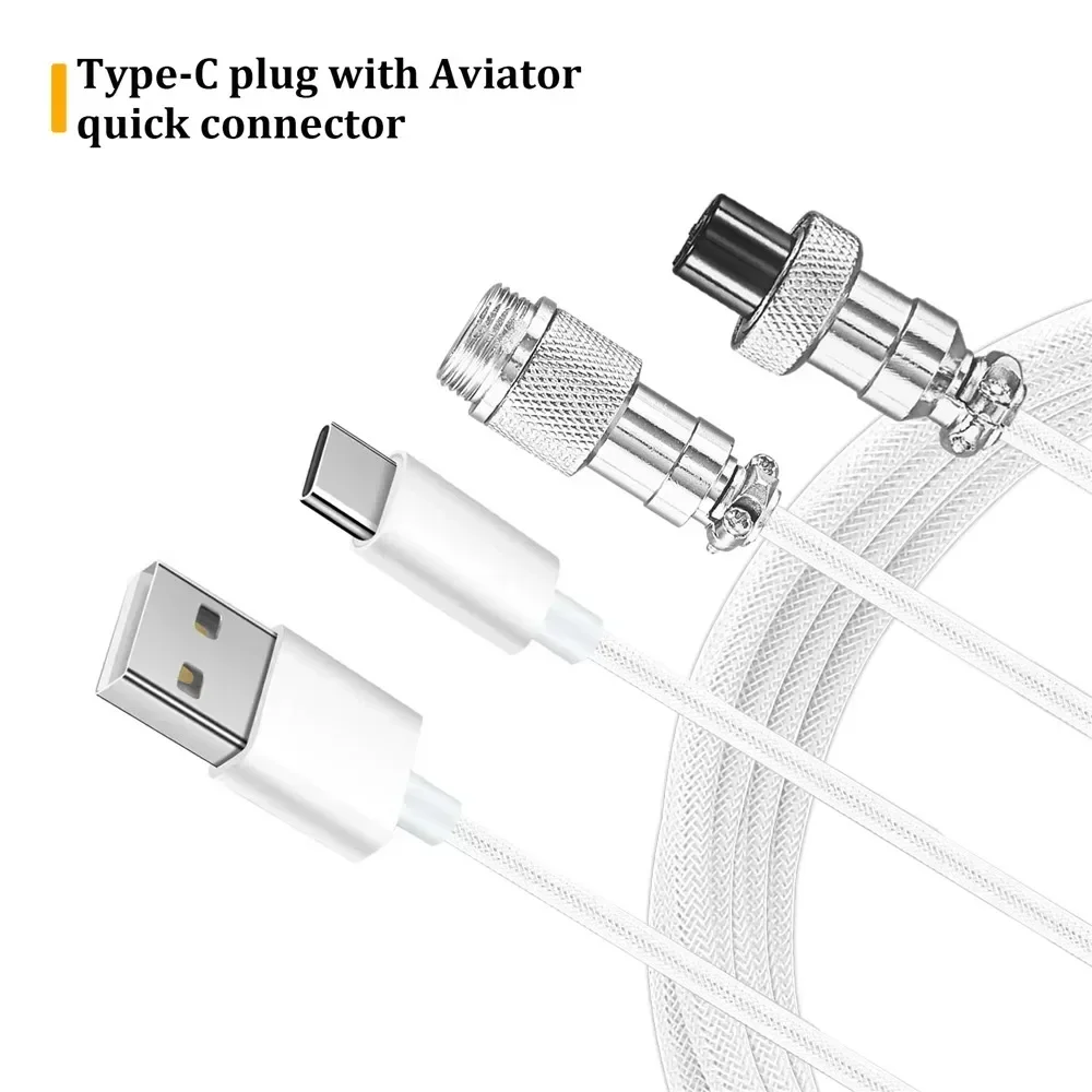 Port USB Tipe-C, Kabel Coiling - Gaming Keyboard Extension ulasan dan harga