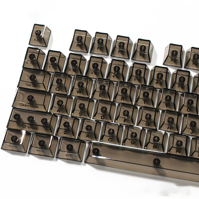Keycap Profil Cherry Transpara - Keyboard Gaming Transparent ulasan dan harga